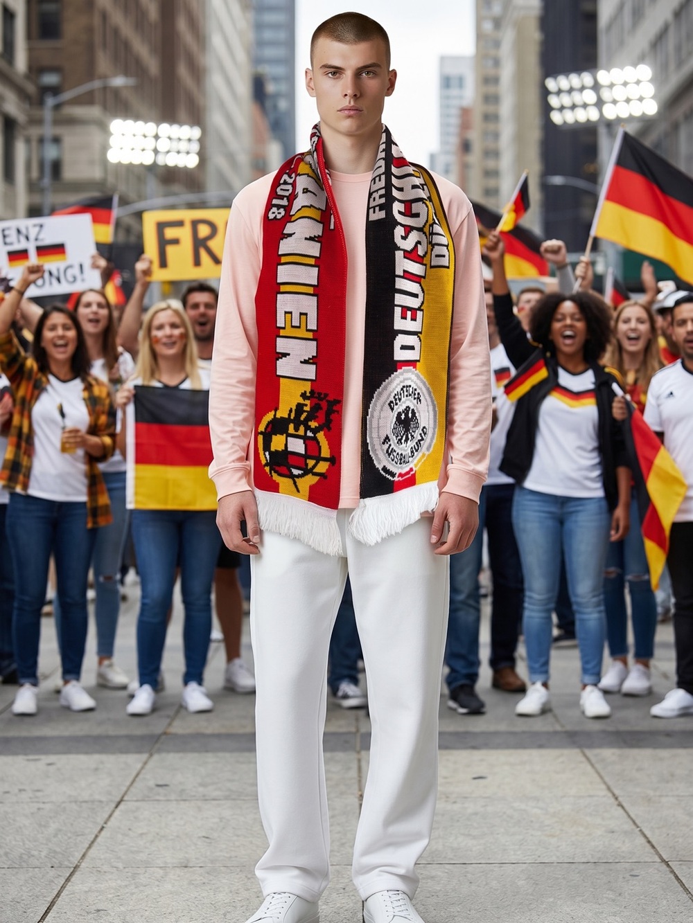 Fussball Deutschland Scarf.